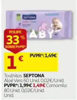 Auchan toalhitas septona promoção
