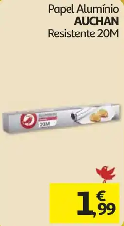 Auchan Papel alumínio auchan resistente promoção