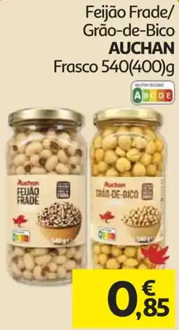 Auchan Feijão Frade/Grão-de-Bico Auchan promoção