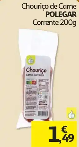Auchan Chouriço de carne polegar promoção