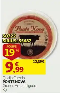 Auchan Queijo Curado Ponte Nova Grande Amanteigado promoção