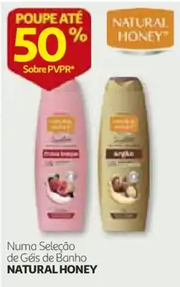 Auchan Numa Seleção de Géis de Banho NATURAL HONEY promoção