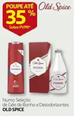 Auchan Numa Seleção de Géis de Banho e Desodorantes Old Spice promoção