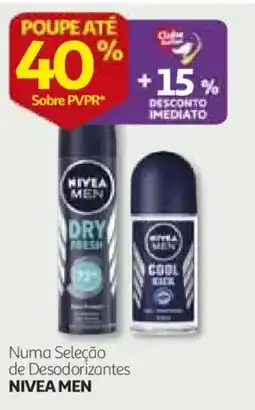 Auchan Nivea men numa seleção de desodorizantes promoção