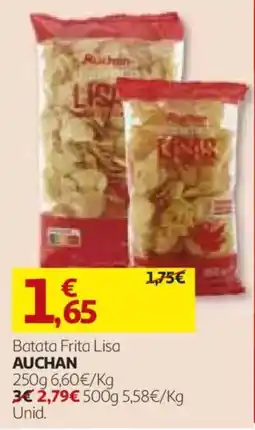Auchan batata frita lisa auchan promoção