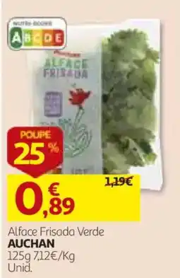 Auchan Alface Frisada Verde Auchan promoção