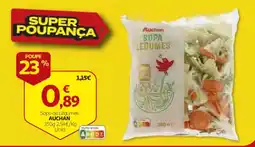 Auchan Sopa de Legumes Auchan promoção