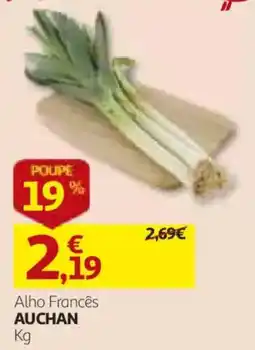Auchan Alho Francês Auchan promoção