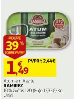 Auchan Atum em Azeite Ramirez promoção