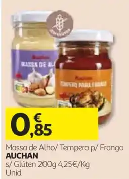Auchan Massa de Alho/ Tempero p/ Frango Auchan promoção