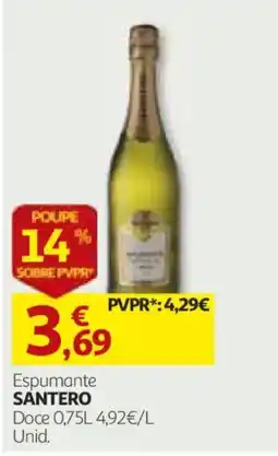 Auchan Espumante Santero promoção