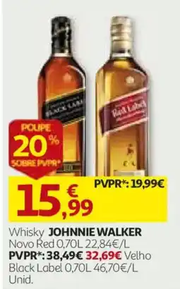 Auchan Whisky johnnie walker promoção