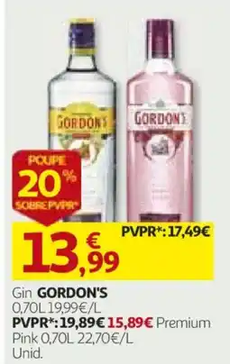 Auchan Gin Gordon's promoção