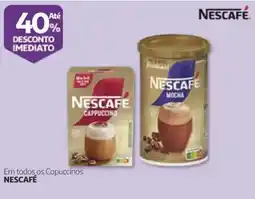 Auchan Em todos os Capuccinos NESCAFÉ promoção