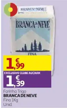 Auchan Farinha trigo branca de neve promoção