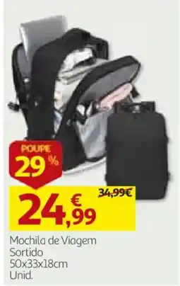 Auchan Mochila de Viagem Sortido promoção