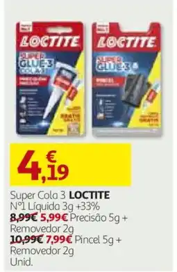 Auchan Super Cola 3 LOCTITE promoção