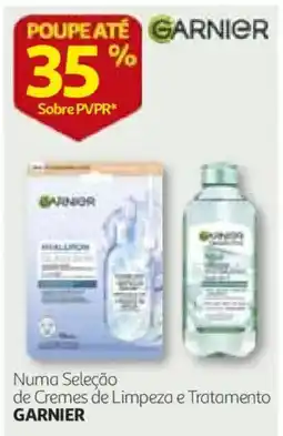 Auchan Numa Seleção de Cremes de Limpeza e Tratamento Garnier promoção