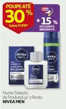 Auchan Nivea men numa seleção de produtos p/ o rosto promoção