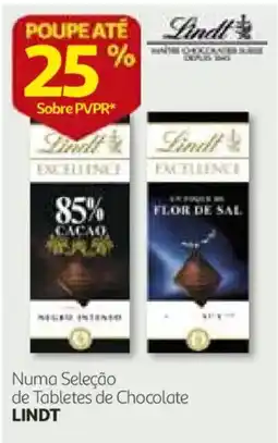 Auchan Numa Seleção de Tabletes de Chocolate Lindt promoção