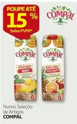 Auchan Compal Chá de Frutas promoção