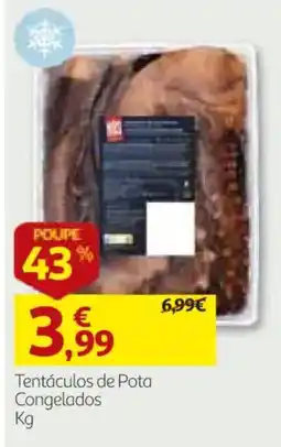 Auchan Tentáculos de Pota Congelados promoção