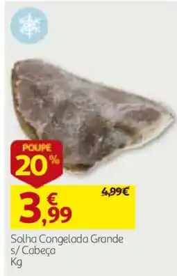 Auchan Solha Congelada Grande s/Cabeça promoção
