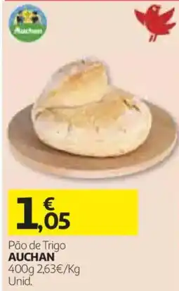 Auchan Pão de trigo auchan promoção