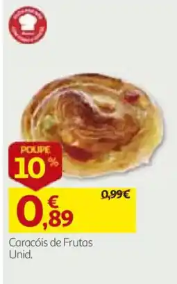 Auchan Caracóis de Frutas promoção