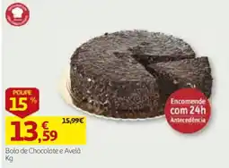 Auchan Bolo de Chocolate e Avelã promoção