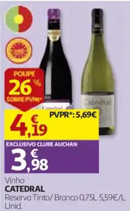 Auchan Vinho Catedral promoção