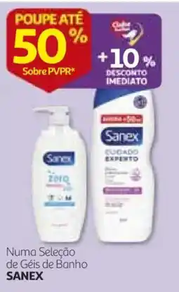 Auchan Géis de Banho Sanex promoção