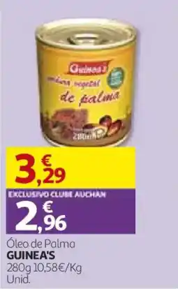 Auchan Óleo de Palma Guinea's promoção