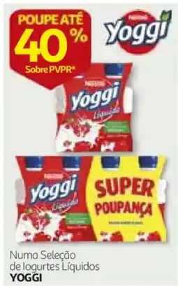 Auchan logurtes líquidos yoggi promoção
