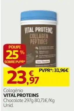 Auchan Colagênio vital proteins chocolate promoção