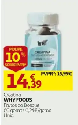 Auchan Creatina why foods promoção