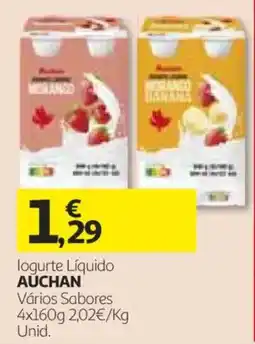 Auchan logurte líquido auchan promoção