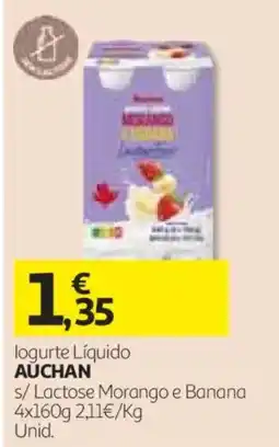 Auchan logurte líquido auchan promoção
