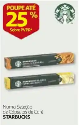 Auchan Numa Seleção de Cápsulas de Café Starbucks promoção