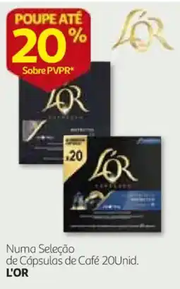 Auchan Numa Seleção de Cápsulas de Café 20Unid. L'OR promoção