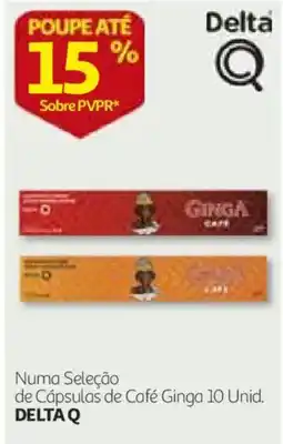 Auchan numa seleção de cápsulas de café ginga 10 unid. delta q promoção