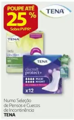 Auchan Tena discreet protect+ maxi night promoção