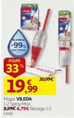 Auchan Mopa VILEDA 1-2 Spray Max promoção