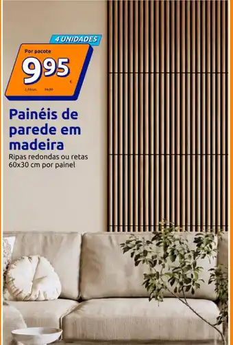 Painéis de parede em madeira