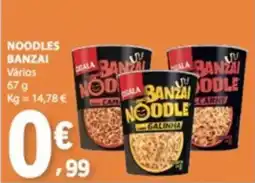 E.Leclerc Noodles banzai promoção