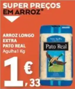 E.Leclerc arroz longo extra pato real promoção