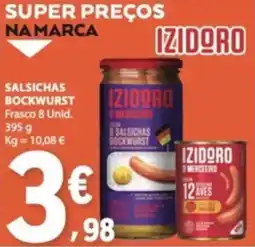 E.Leclerc salsichas bockwurst izidoro promoção