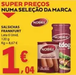 E.Leclerc salsichas frankfurt nobre promoção