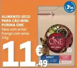 E.Leclerc alimento seco para cão mini purina one promoção