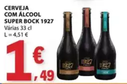 E.Leclerc Cerveja com álcool super bock 1927 promoção